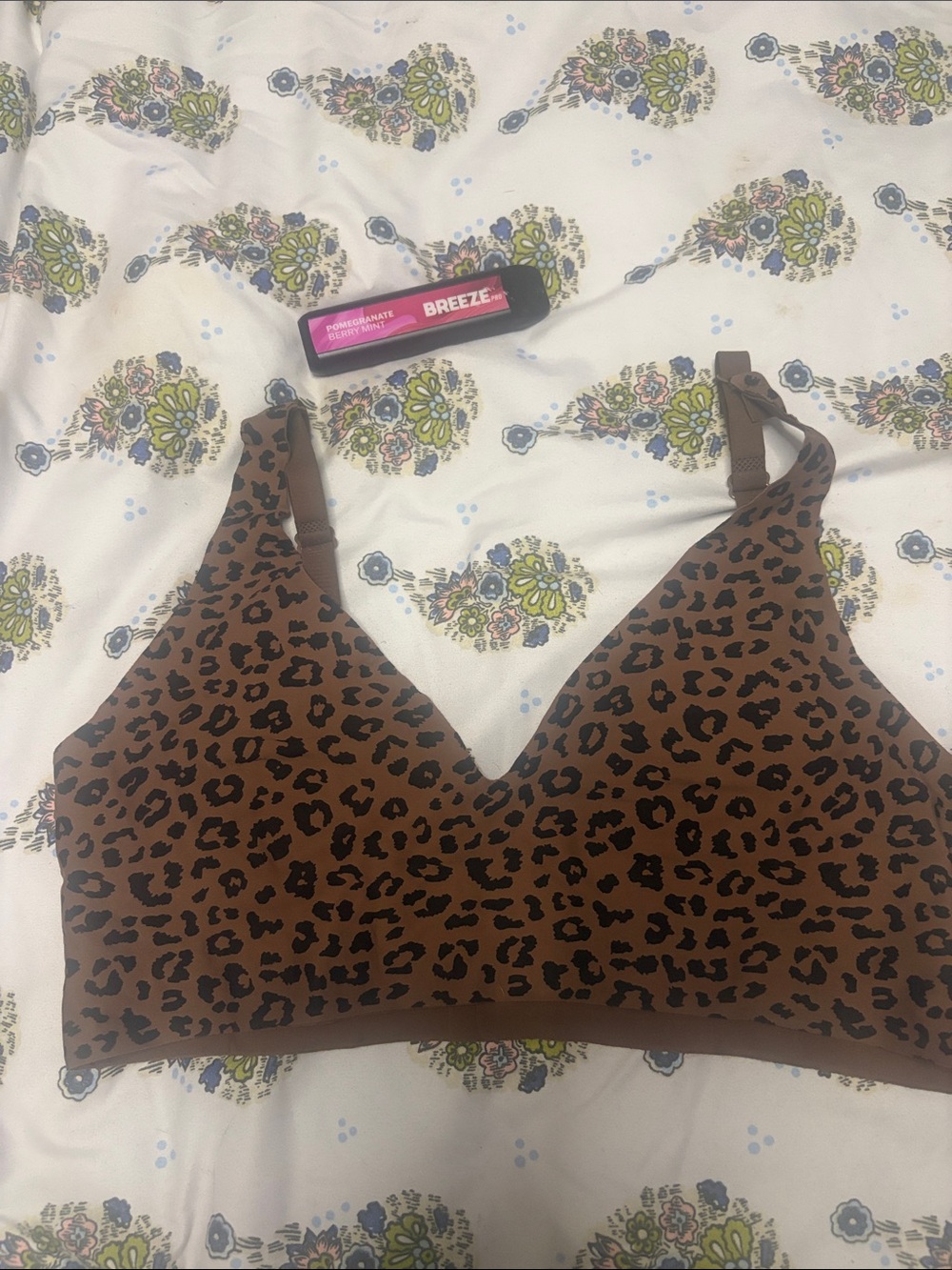 Shapermint Brown Leopard Wireless Bralette